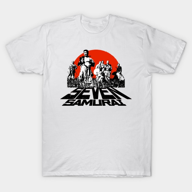 Seven Samurai Japan Style T-Shirt by Fairy1x